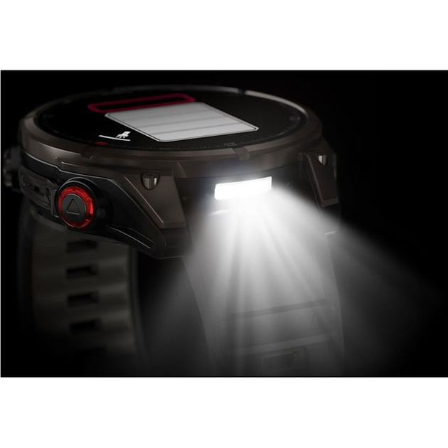 Смарт-часы Garmin Fenix 8 Pro AMOLED Sapphire 47mm Carbon Gray DLC Titanium with Black/Pebble Gray Silicone Band (010-03198-01) - изображение 8