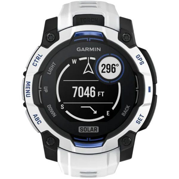 Смарт-годинник Garmin Instinct 3 Solar 45mm Whitestone with Whitestone Band (010-02934-03) - Фото 2 Смарт-годинник Garmin Instinct 3 Solar 45mm Whitestone with Whitestone Band (010-02934-03) - зображення 2