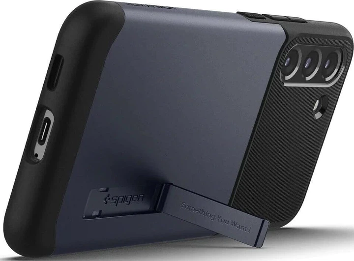 Чохол протиударний з підставкою Spigen Slim Armor для Samsung Galaxy S22 (S901) Slate ACS04014 - Фото 3 Чохол протиударний з підставкою Spigen Slim Armor для Samsung Galaxy S22 (S901) Slate ACS04014 - зображення 3
