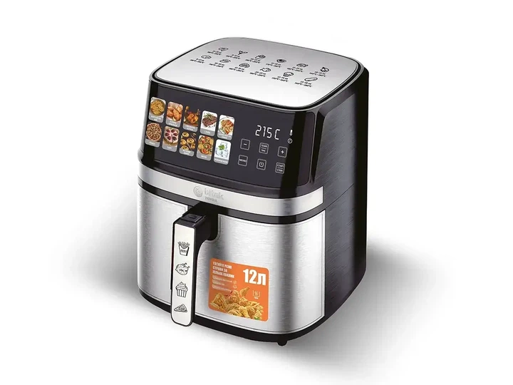 Аэрофритюрница мультипеч BITEK BT-5384/6154 4600Вт 12л Air Fryer с LED-дисплеем аэрогриль - изображение 5