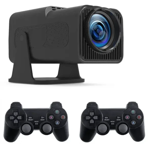 Комплект Игровой проектор Everon HY320 mini 1000 игр + 2 беспроводных джойстика (22) - Фото 1 Комплект Игровой проектор Everon HY320 mini 1000 игр + 2 беспроводных джойстика (22) - изображение 1