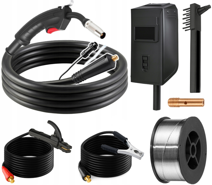 Інверторний зварювальний апарат MIG CO2 FLUX MMA TIG 210A Majster Pro - зображення 10