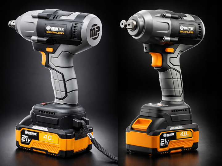 Гайковерт ударний акумуляторний 900Нм Majster Pro - Фото 4 Гайковерт ударний акумуляторний 900Нм Majster Pro - зображення 4
