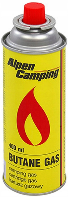 Газовий балончик 227г 400мл 28шт. Alpen Camping - Фото 2 Газовий балончик 227г 400мл 28шт. Alpen Camping - зображення 2