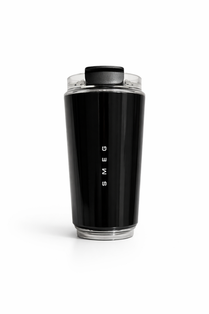 Термочашка Smeg Wall Mug для гарячих та холодних напоїв чорна 300ml - Фото 2 Термочашка Smeg Wall Mug для гарячих та холодних напоїв чорна 300ml - изображение 2