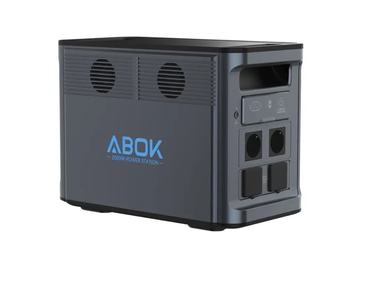 Портативна зарядна станція ABOK 2000W / 1536Wh LiFePO4 / UPS - Фото 2 Портативна зарядна станція ABOK 2000W / 1536Wh LiFePO4 / UPS - изображение 2