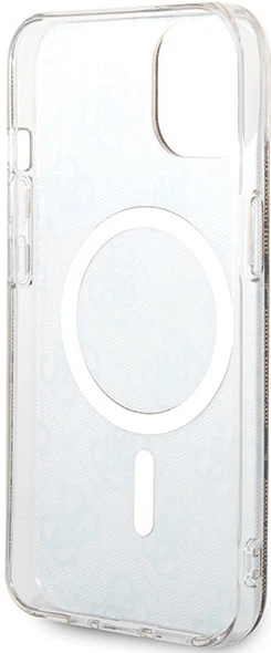 Etui Guess 4G MagSafe do iPhone 13 / 14 / 15 6.1" Brązowy (3666339126858) - obraz 2