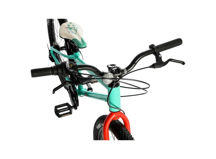 Велосипед гірський алюмінієвий Crosser Super light 24" рама 11.2 дюймів Бірюзово-помаранчевий - Фото 3 Велосипед гірський алюмінієвий Crosser Super light 24" рама 11.2 дюймів Бірюзово-помаранчевий - зображення 3