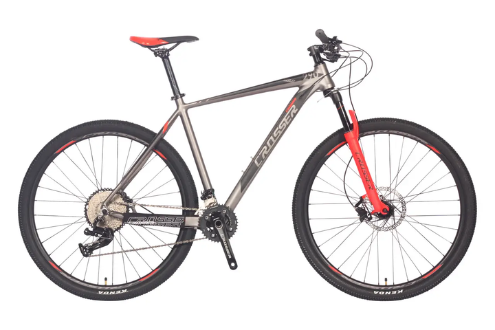 Велосипед гірський алюмінієвий Crosser Solo 29" 21 рама (2*9) Ltwoo+ALTUS Червоний - зображення 2
