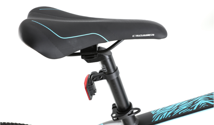 Велосипед гірський алюмінієвий Crosser Ultra 29" рама 17 Hydraulic Чорний - зображення 5
