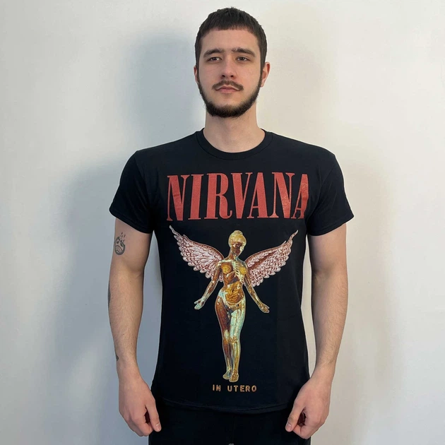 Футболка Nirvana - In Utero чорна XL - Фото 1 Футболка Nirvana - In Utero чорна XL - изображение 1