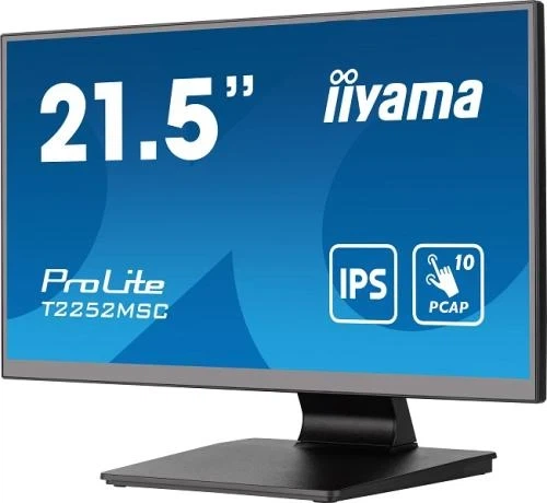 Монитор сенсорный 21.5" Iiyama ProLite T2252MSC-B2, Black - Фото 3 Монитор сенсорный 21.5" Iiyama ProLite T2252MSC-B2, Black - изображение 3