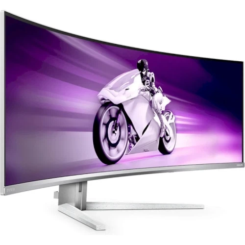Монітор вигнутий 48.8" Philips 49M2C8900L/00, White - зображення 2