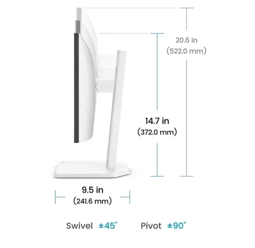 Монітор 23.8" BenQ GW2490TC, White (9H.LNMLA.TBE) - зображення 9