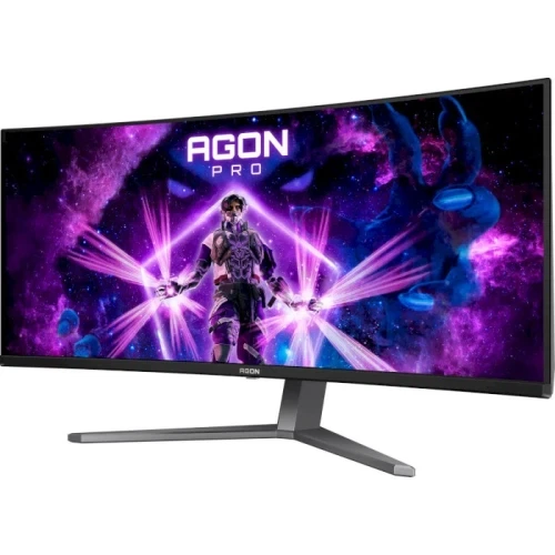 Монитор изогнутый 34" AOC AG346UCD, Black/Dark Grey - изображение 3