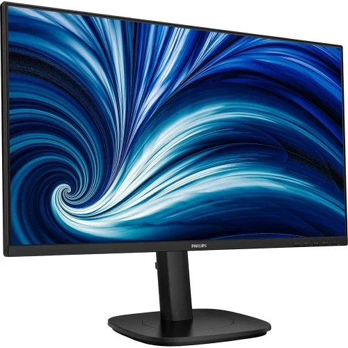 Монітор 23.8' Philips 24B2N3200J/00, Black, WLED, IPS, 1920x1080 (16:9), 4 мс, 120 Гц, 300 кд/м², 1500:1, 178°/178°, VGA/HDMI/DP, 4хUSB-A/USB-B, 2 x 2 Вт, Vesa 100x100, Adaptive Sync - зображення 2