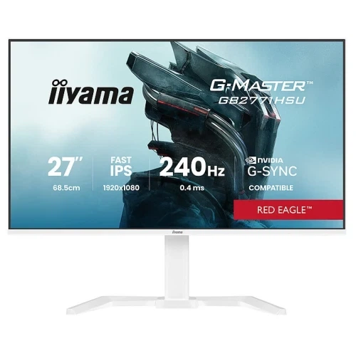 Монітор 27" Iiyama G-Master GB2771HSU-W1, White - Фото 1 Монітор 27" Iiyama G-Master GB2771HSU-W1, White - зображення 1