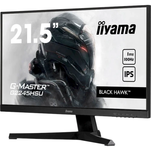 Монітор 22" Iiyama G-Master G2245HSU-B2, Black - зображення 3