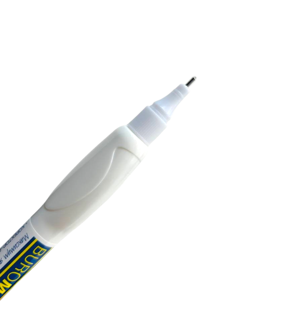 Коректор-ручка ТМ Buromax із металевим кінчиком 10 мл 8023 - Фото 2 Коректор-ручка ТМ Buromax із металевим кінчиком 10 мл 8023 - зображення 2
