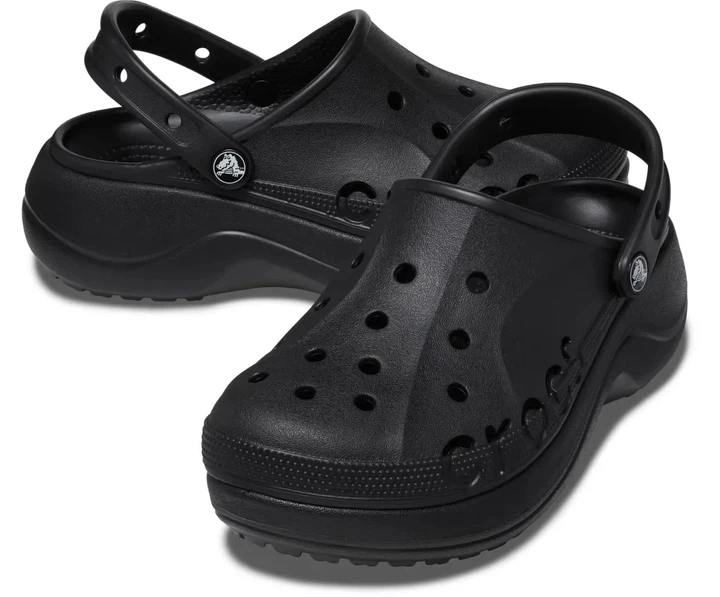 Жіночі крокси на платформі Сrocs Baya Platform Clog, чорні, W9/39-40/25.5см - Фото 3 Жіночі крокси на платформі Сrocs Baya Platform Clog, чорні, W9/39-40/25.5см - зображення 3