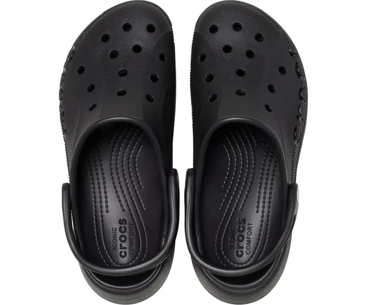 Жіночі крокси на платформі Сrocs Baya Platform Clog, чорні, W9/39-40/25.5см - Фото 4 Жіночі крокси на платформі Сrocs Baya Platform Clog, чорні, W9/39-40/25.5см - зображення 4