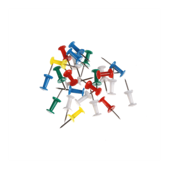 Кнопки-гвіздки BUROMAX JOBMAX 5153, 25шт. кольорові (10) /BM.5153/ - Фото 2 Кнопки-гвіздки BUROMAX JOBMAX 5153, 25шт. кольорові (10) /BM.5153/ - изображение 2