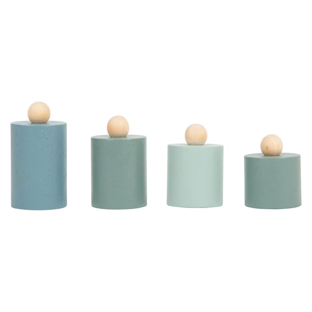 Waga drewniana Small Foot z odważnikami Zestaw 5 elementów 11861 (4020972118615) - obraz 6