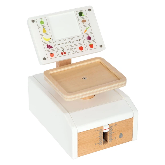 Waga sklepowa drewniana Small Foot Fresh z kartami 12418 (4020972124180) - obraz 3