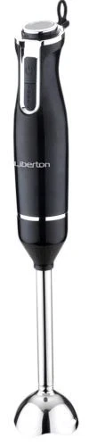 Блендер Liberton LHB-0303 Black, 800W, занурювальний, плавне регулювання швидкості + Турбо, аксесуари: вінчик для збивання, мірний стакан (600мл), чаша подрібнювача (400мл), - изображение 2