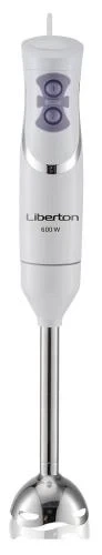 Блендер Liberton LHB-0302 White, 600W, занурювальний, плавне регулювання швидкості, аксесуари: вінчик для збивання, мірний стакан (600мл), чаша подрібнювача (400мл), насадка-міксер із двома вінчиками, гаки для замішування тіста - изображение 4