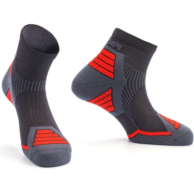 Носки для бега эластичные с волокнами coolmax Accapi Trail/Run Black/red XL (100046081) - Фото 1 Носки для бега эластичные с волокнами coolmax Accapi Trail/Run Black/red XL (100046081) - изображение 1