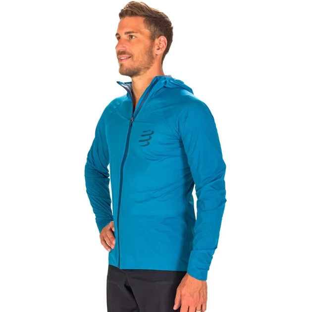 Куртка Compressport Hurricane Waterproof 10/10 Jacket Mosaic blue XS (100011862) - зображення 2