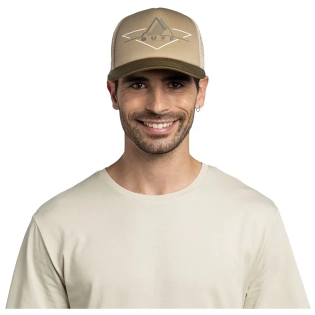 Кепка бейсболка летняя Buff Trucker Cap Brak khaki L/XL (100081906) - Фото 4 Кепка бейсболка летняя Buff Trucker Cap Brak khaki L/XL (100081906) - изображение 4