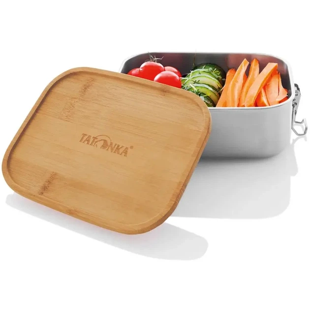 Контейнер для їжі Tatonka Lunch Box I 800 Bamboo Black (100024806) - Фото 4 Контейнер для їжі Tatonka Lunch Box I 800 Bamboo Black (100024806) - зображення 4