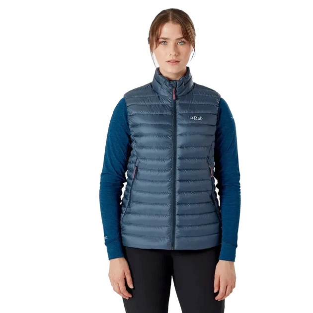 Безрукавка Rab Microlight Vest Wmn Steel XS (100086459) - Фото 1 Безрукавка Rab Microlight Vest Wmn Steel XS (100086459) - зображення 1
