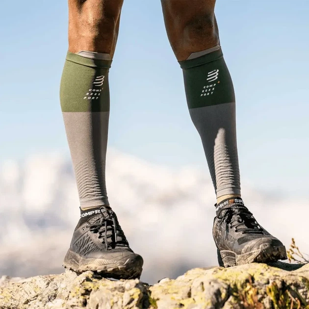 Гетри Compressport R2v2 (2020) Rf green/steel grey XS (100081317) - изображение 3