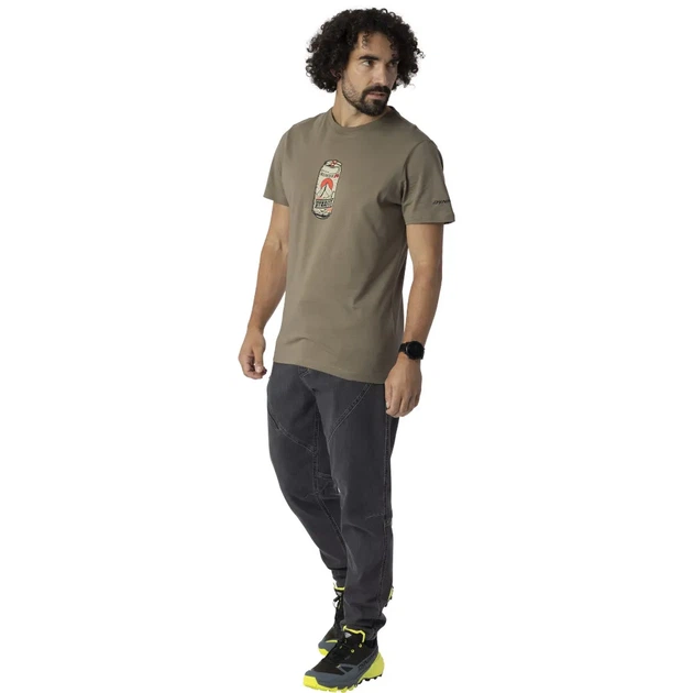 Футболка Dynafit Graphic Cotton чоловіча 5492 XXL коричнева - изображение 4