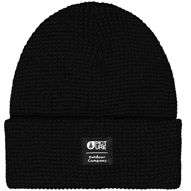 Шапка Picture Organic York Beanie black/black Uni (100085126) - Фото 1 Шапка Picture Organic York Beanie black/black Uni (100085126) - изображение 1