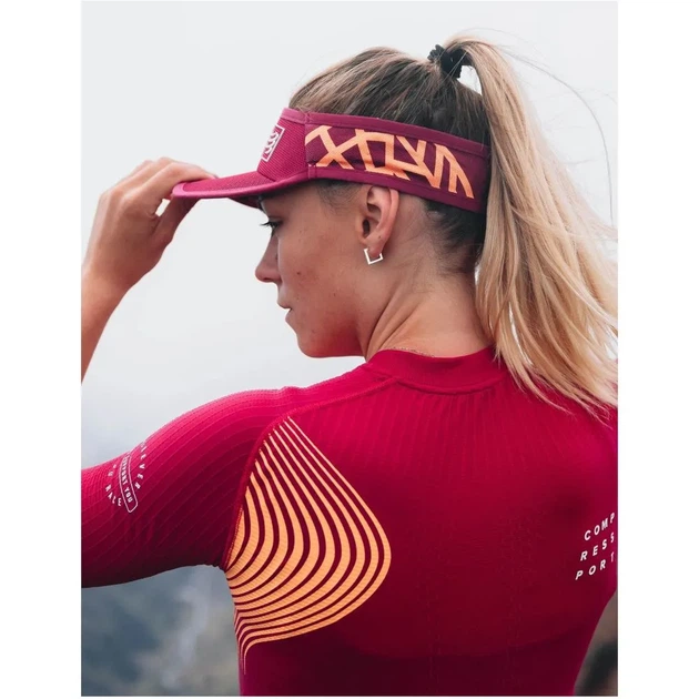 Футболка Compressport Trail Postural SS Top Wmn Persian red/blazing orange S (100078255) - изображение 4