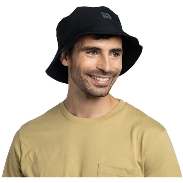 Панама Buff Adventure Bucket Hat Solid black L/XL (100080690) - Фото 4 Панама Buff Adventure Bucket Hat Solid black L/XL (100080690) - изображение 4