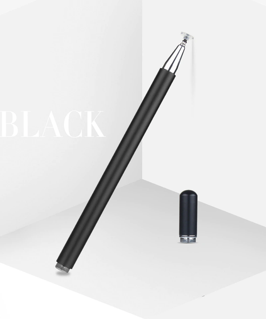 Универсальный стилус Pencil Magnet черный карандаш-ручка для всех сенсорных экранов Android iOS Windows - Фото 4 Универсальный стилус Pencil Magnet черный карандаш-ручка для всех сенсорных экранов Android iOS Windows - изображение 4