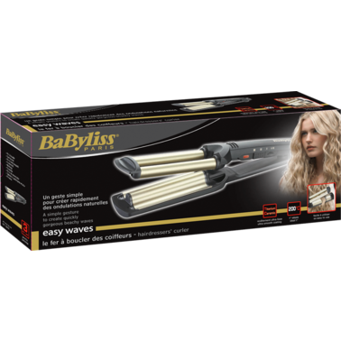 Щипці гофре Babyliss C260E, 85 Вт, чорний (C260E) - Фото 2 Щипці гофре Babyliss C260E, 85 Вт, чорний (C260E) - изображение 2