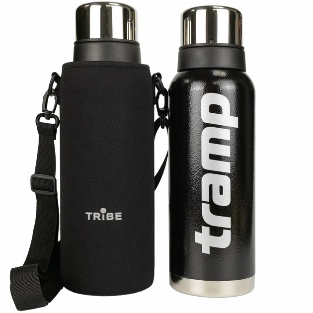 Чохол Tribe Neoprene Cover для термосів Expedition та Soft Touch 1,2 л (T-DF-0011-black) - зображення 4