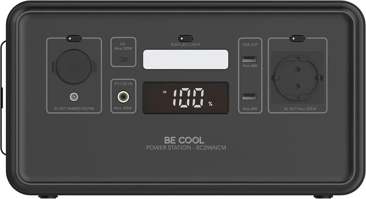 Зарядная станция BE COOL BC296NCM 500 Вт / 300 Вт / 296 Вт*ч / Чистая синусоида (102063867) - Уценка - изображение 3