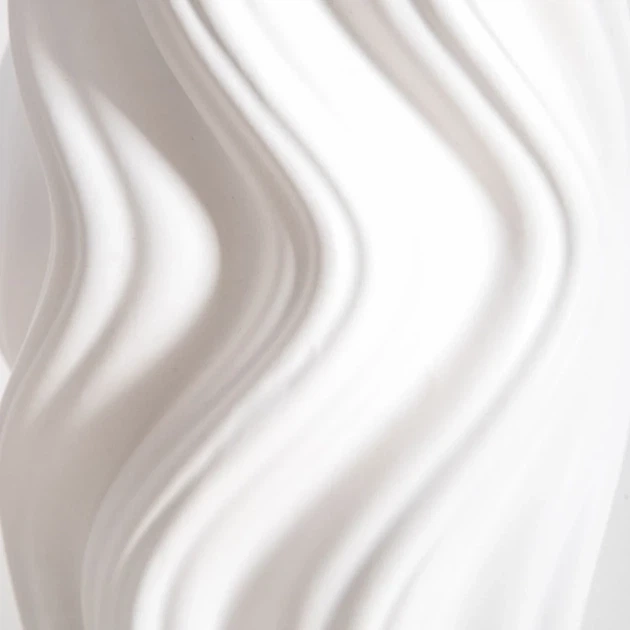 Ваза Homla Salana хвиляста біла 16x15x26 см (5906496765551) - зображення 3