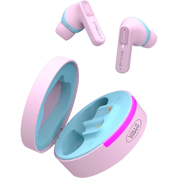 Навушники BT Proove Mello TWS with ANC (APP) (Cotton Candy) - Фото 1 Навушники BT Proove Mello TWS with ANC (APP) (Cotton Candy) - зображення 1