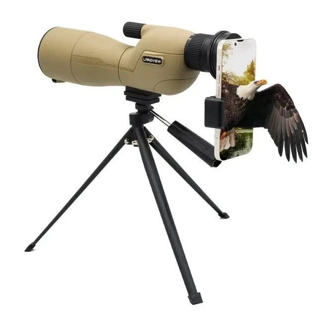 Монокуляр Spotting Scope 25–75x з тримачем для смартфона 60 мм Brown (3_08045) - зображення 2
