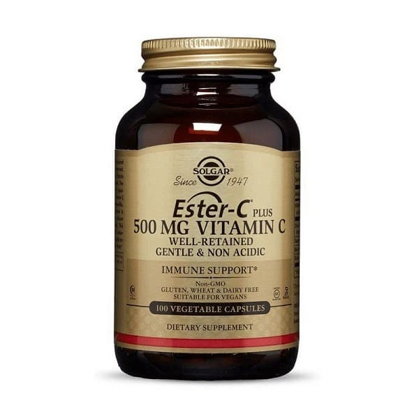 Витамины и минералы Solgar Ester-C Plus Vitamin C 500мг 100 капсул - Фото 1 Витамины и минералы Solgar Ester-C Plus Vitamin C 500мг 100 капсул - изображение 1