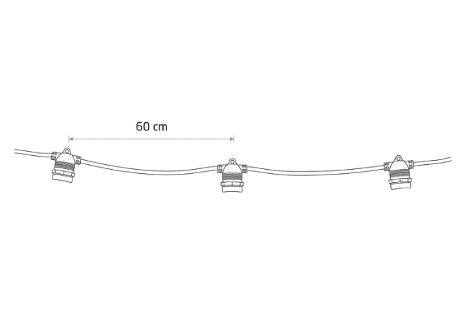Гирлянда Nowodvorski Festoon Lights 10XE27 6M IP65 (7873) - Фото 3 Гирлянда Nowodvorski Festoon Lights 10XE27 6M IP65 (7873) - изображение 3