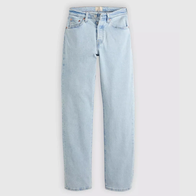 Jeansy regular fit damskie Levi`s 501 Curve Lightweight 0066J-0000 W28L32 Błękitne (5401187797045) - obraz 6
